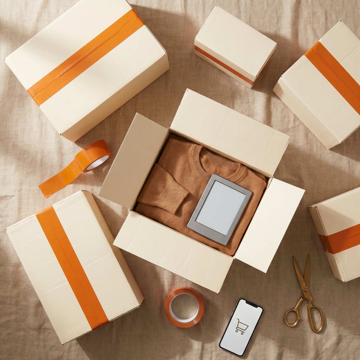 Cajas y compras consolidadas